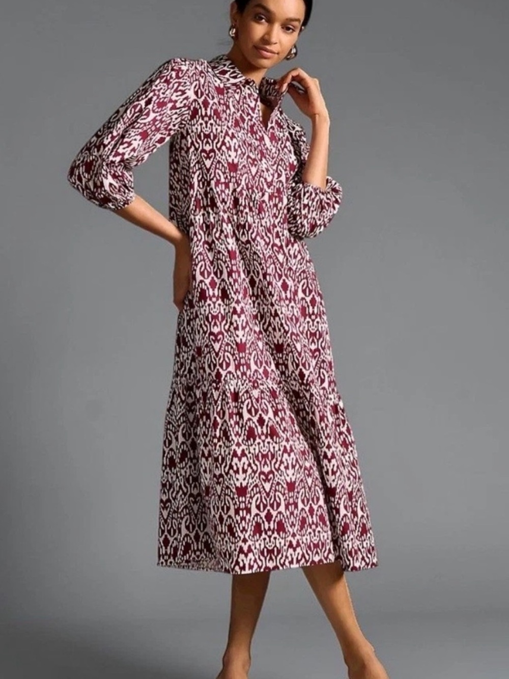Maeve Bettina Dress Anthropologie Ikat XS
